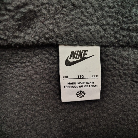 Nike Sportswear Club Winterized Fleece Vest Black Men's Size XXL FZ0894-010 - Picture 3 of 9